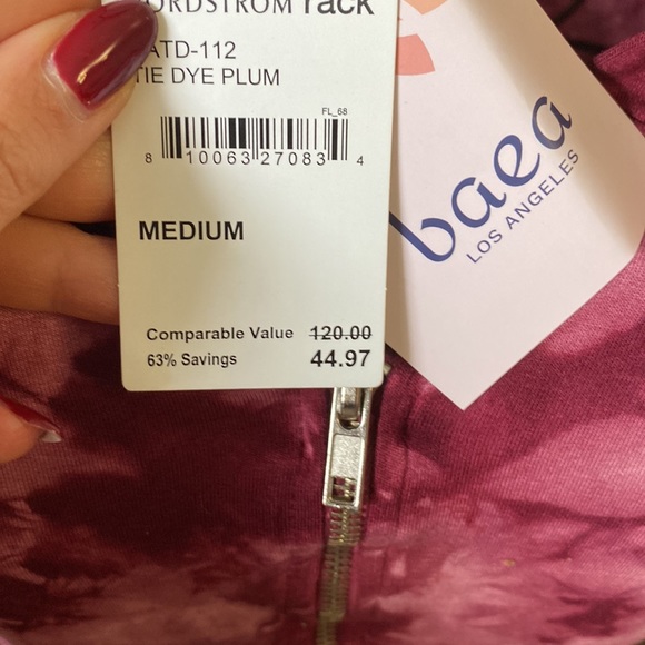 Baea tie dye hoodie. BNWT - Picture 3 of 5